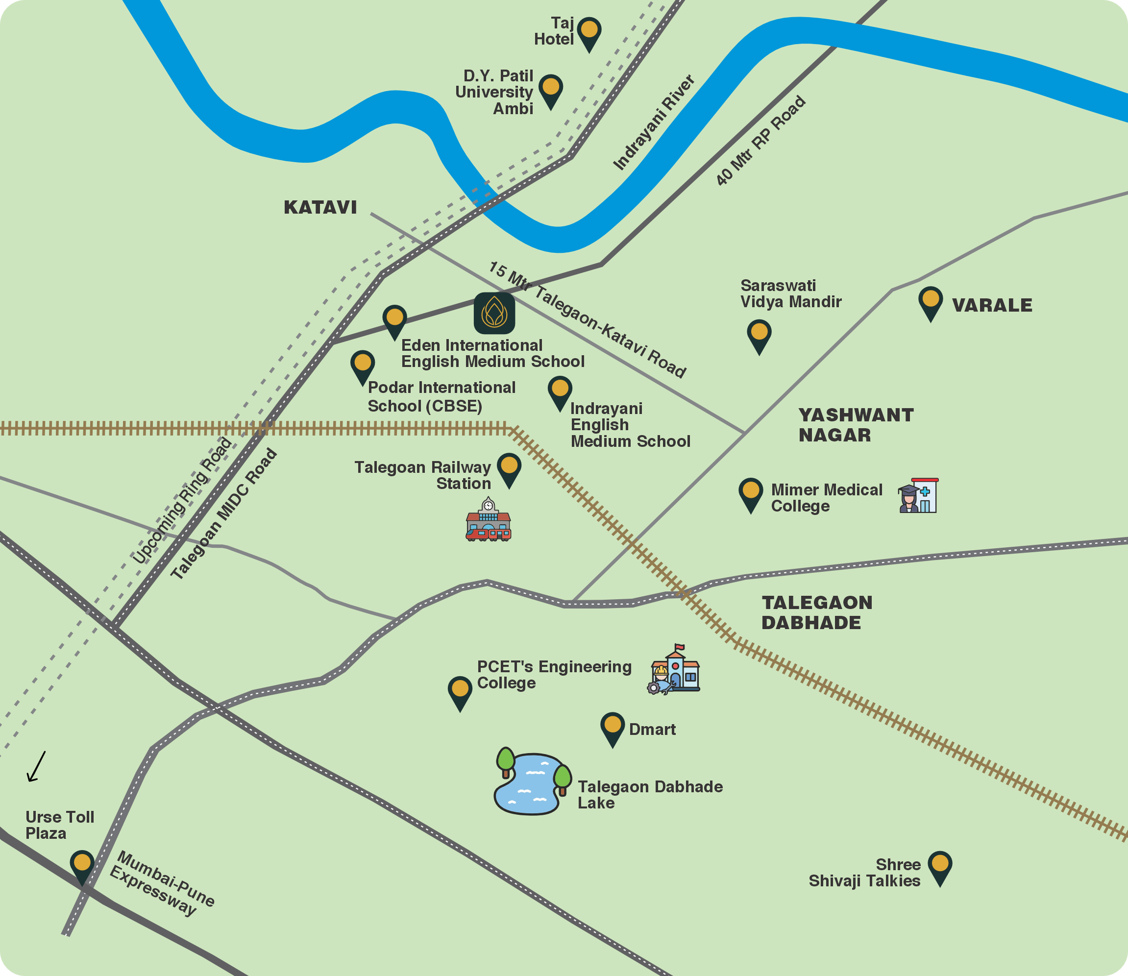 Urban Nest location map